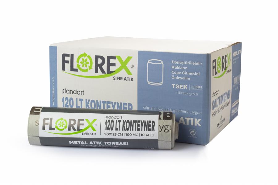 Metal Atık Torbası Standart 120lt Konteyner