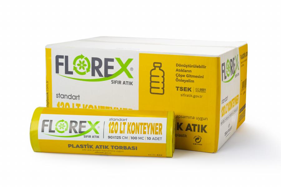 Plastik Atık Torbası Standart 120lt Konteyner